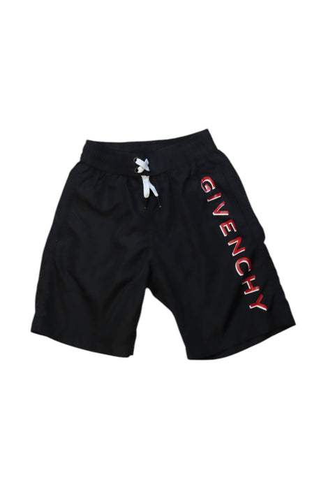 A Black Shorts from Givenchy in size 10Y for boy. (Front View)