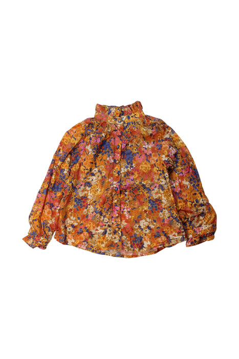 A Multicolour Long Sleeve Shirts from Excuse My French in size 4T for girl. (Front View)