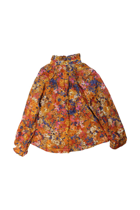 A Multicolour Long Sleeve Shirts from Excuse My French in size 4T for girl. (Back View)