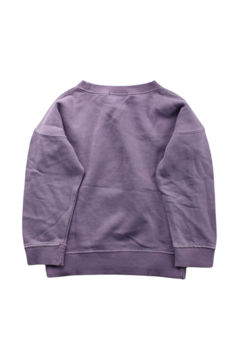 A Purple Crewneck Sweatshirts from BEAMS in size 2T for neutral. (Back View)