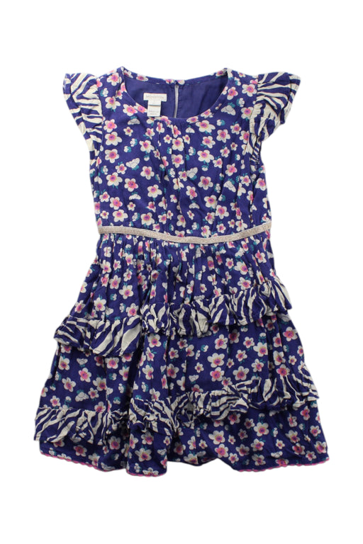 A Multicolour Short Sleeve Dresses from Monsoon in size 4T for girl. (Front View)