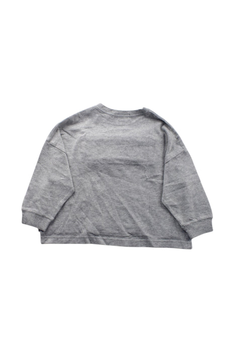 A Grey Crewneck Sweatshirts from X-girl in size 2T for girl. (Back View)