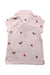 A Pink Short Sleeve Polos from Tommy Hilfiger in size 3T for girl. (Back View)