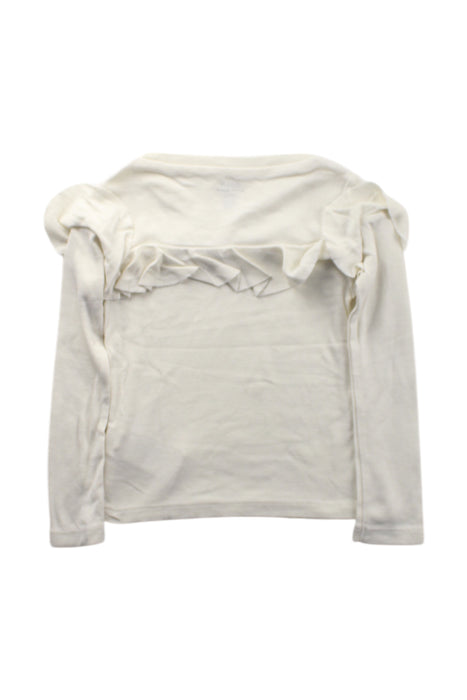 A White Long Sleeve Tops from Polo Ralph Lauren in size 3T for girl. (Back View)