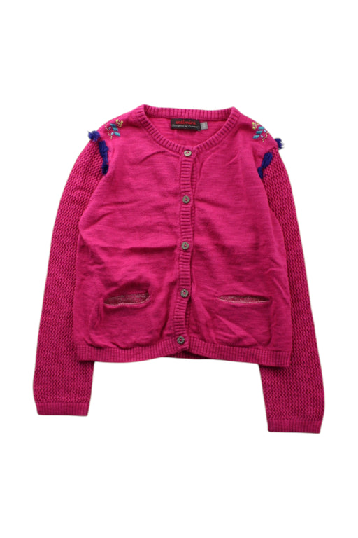 A Pink Cardigans from Catimini in size 3T for girl. (Front View)