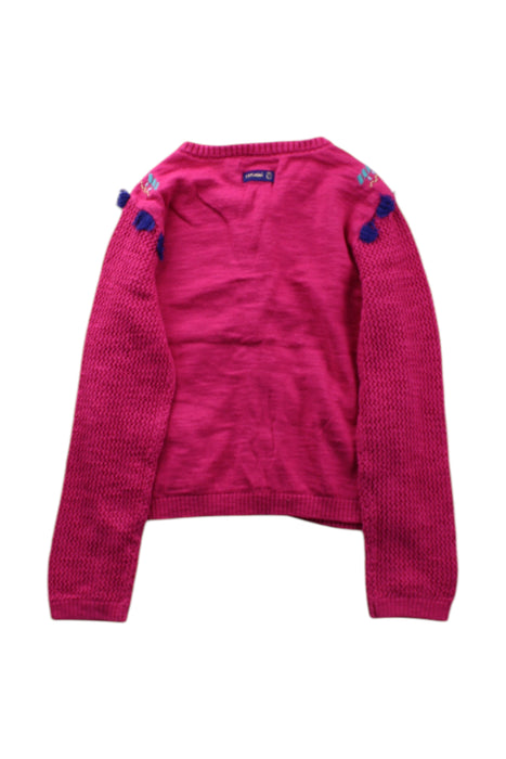 A Pink Cardigans from Catimini in size 3T for girl. (Back View)
