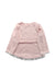 A Pink Long Sleeve Tops from Miki House in size 18-24M for girl. (Back View)