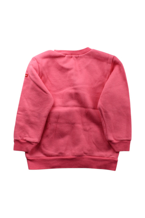A Pink Crewneck Sweatshirts from Miki House in size 2T for girl. (Back View)