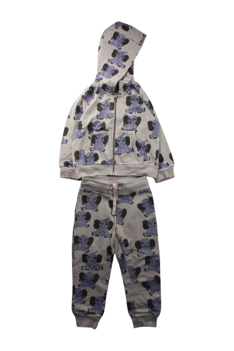 A Beige Pants Sets from Mini Rodini in size 12-18M for neutral. (Front View)