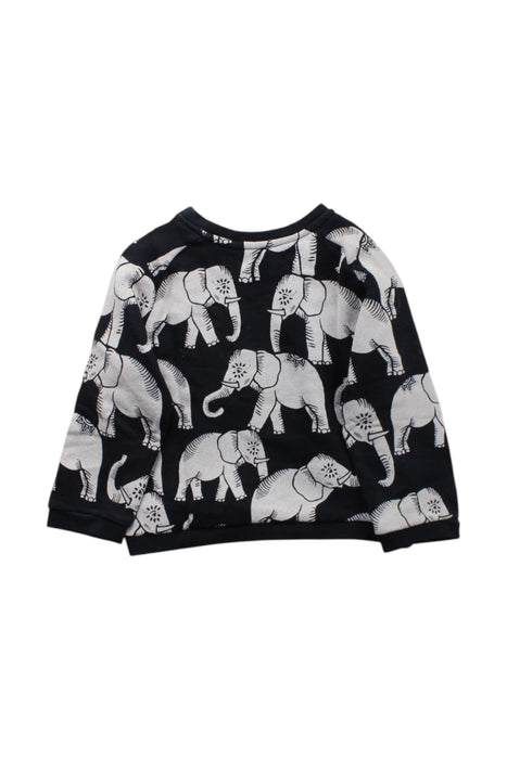 A Black Crewneck Sweatshirts from IKKS in size 3T for girl. (Back View)