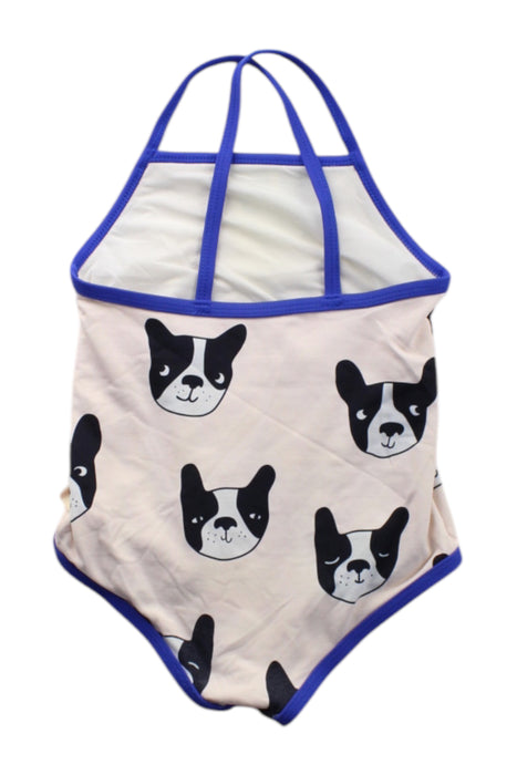 A Blue Swimsuits from Tinycottons in size 12-18M for neutral. (Back View)