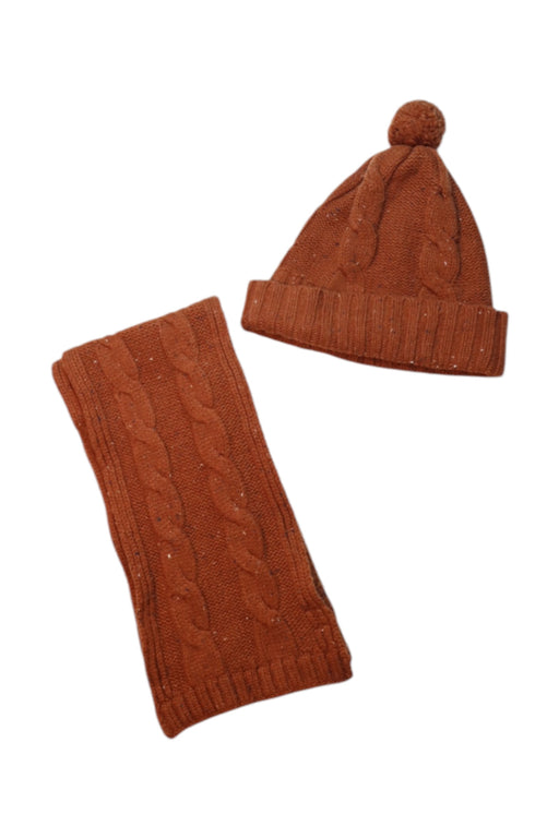 A Brown Winter Hats from Jacadi in size O/S for neutral. (Front View)