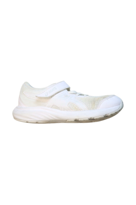 A White Sneakers from ASICS in size 10Y for neutral. (Front View)