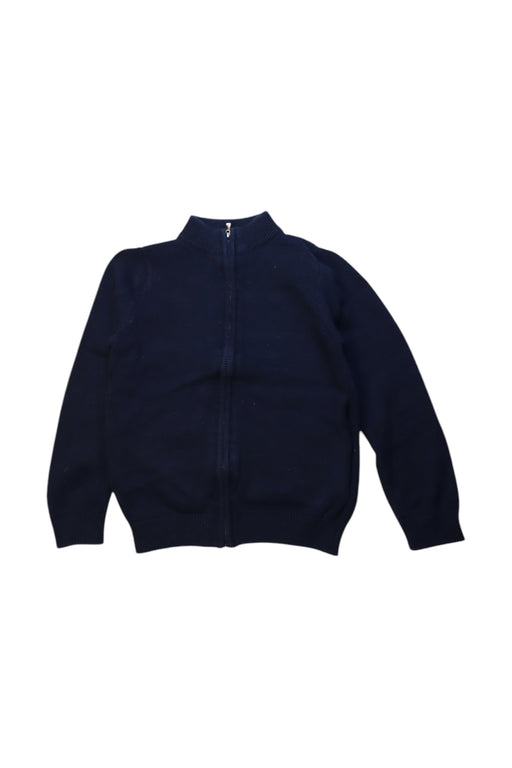 A Navy Cardigans from Jacadi in size 6T for boy. (Front View)