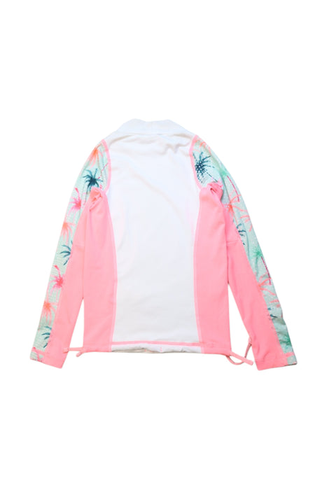 A Multicolour Rash Guards from Olaian in size 8Y for girl. (Back View)