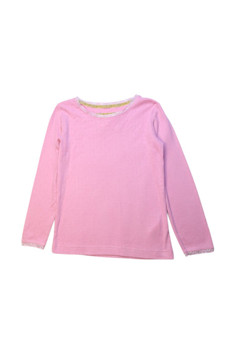 A Pink Long Sleeve Tops from Boden in size 6T for girl. (Front View)