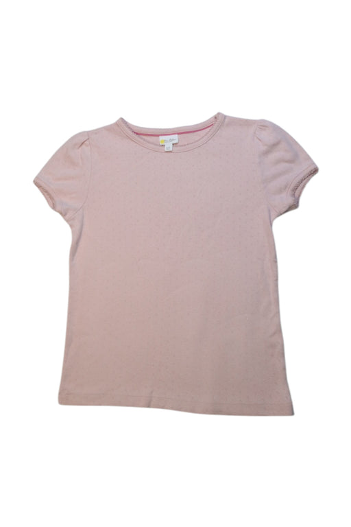A Pink Short Sleeve T Shirts from Boden in size 6T for girl. (Front View)