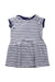 A Navy Short Sleeve Dresses from Jacadi in size 18-24M for girl. (Front View)