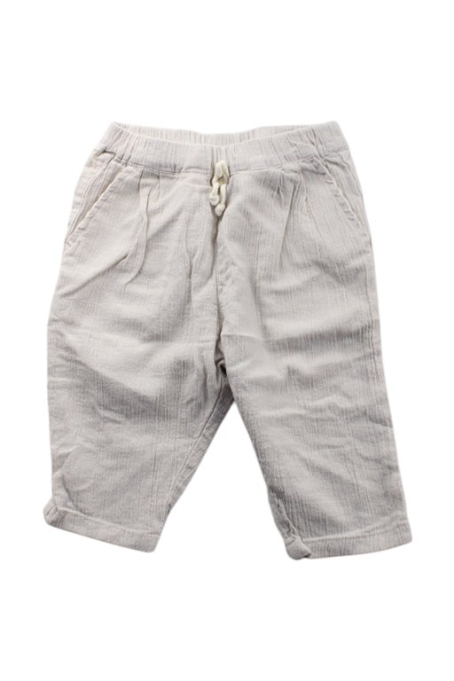 A Ivory Casual Pants from Petit Main in size 12-18M for neutral. (Front View)