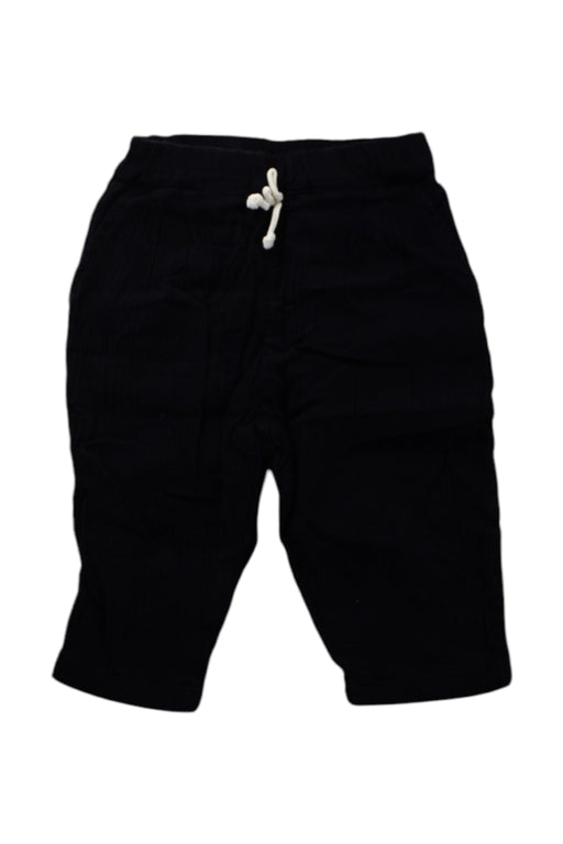 A Black Sweatpants from Petit Main in size 12-18M for neutral. (Front View)