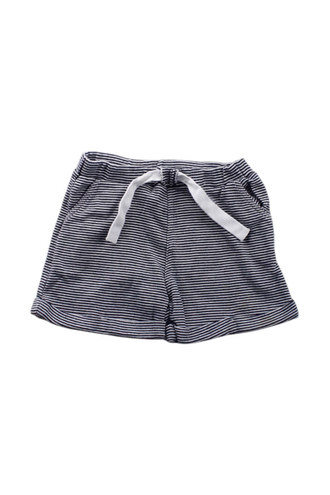 A Navy Shorts from Petit Bateau in size 2T for neutral. (Front View)