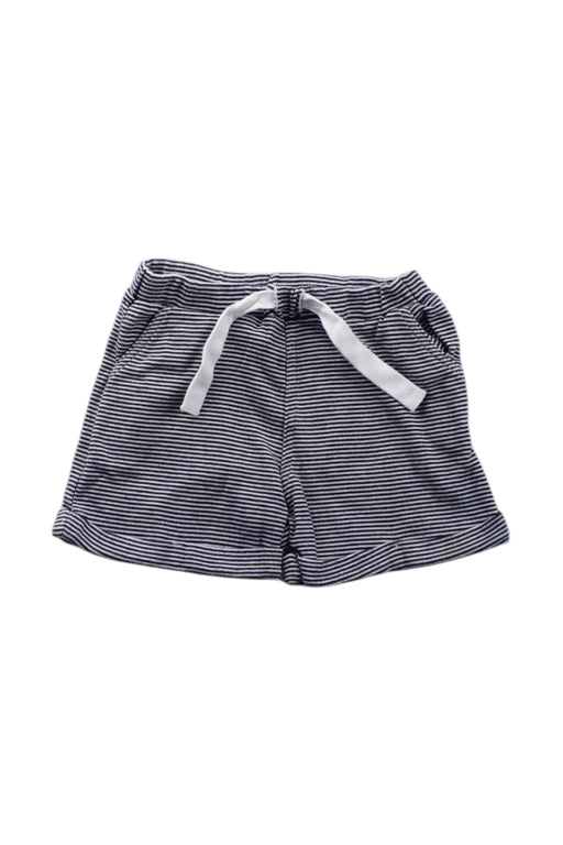 A Navy Shorts from Petit Bateau in size 2T for neutral. (Front View)