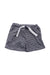 A Navy Shorts from Petit Bateau in size 2T for neutral. (Front View)