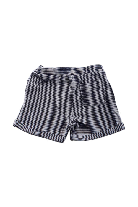 A Navy Shorts from Petit Bateau in size 2T for neutral. (Back View)