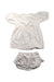 A Ivory Shorts Sets from Wilson & Frenchy in size 12-18M for girl. (Back View)