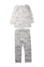 A White Pyjama Sets from Wilson & Frenchy in size 2T for neutral. (Front View)