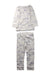 A White Pyjama Sets from Wilson & Frenchy in size 2T for neutral. (Back View)