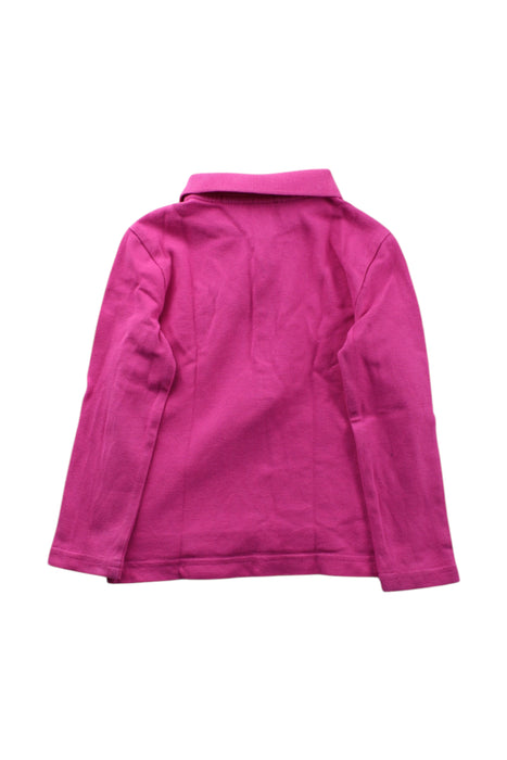 A Pink Long Sleeve Polos from Polo Ralph Lauren in size 2T for girl. (Back View)