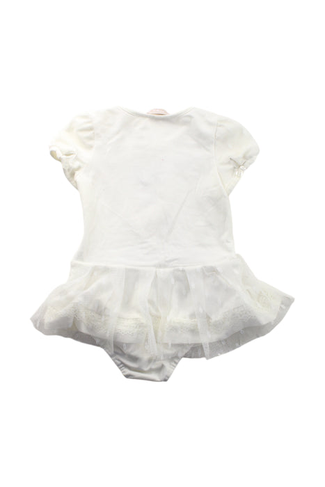 A White Short Sleeve Bodysuits from Nicholas & Bears in size 12-18M for girl. (Back View)