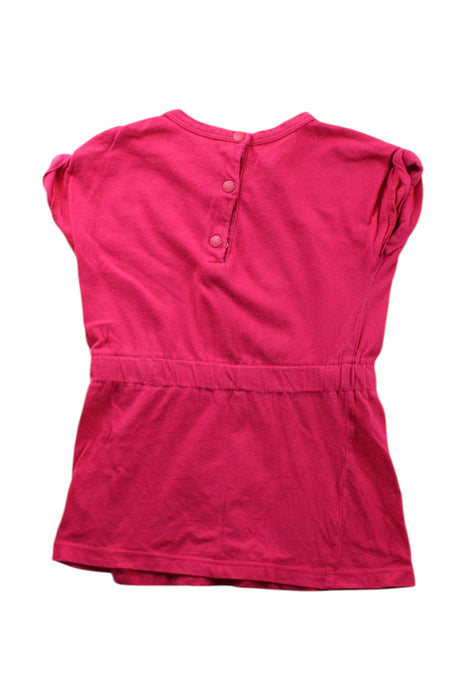 A Red Short Sleeve Dresses from Kenzo in size 12-18M for girl. (Back View)