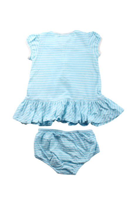 A Blue Shorts Sets from Ralph Lauren in size 3-6M for girl. (Back View)