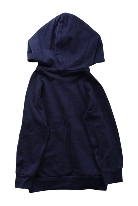 A Navy Hooded Sweatshirts from Nature Baby in size 6-12M for neutral. (Back View)