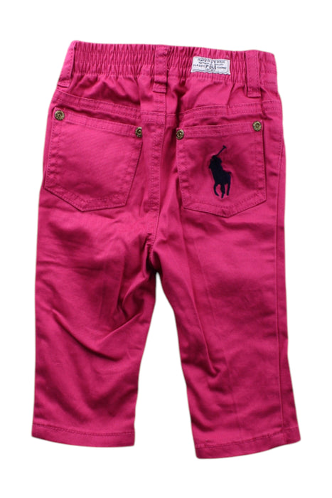 A Pink Casual Pants from Ralph Lauren in size 6-12M for neutral. (Back View)