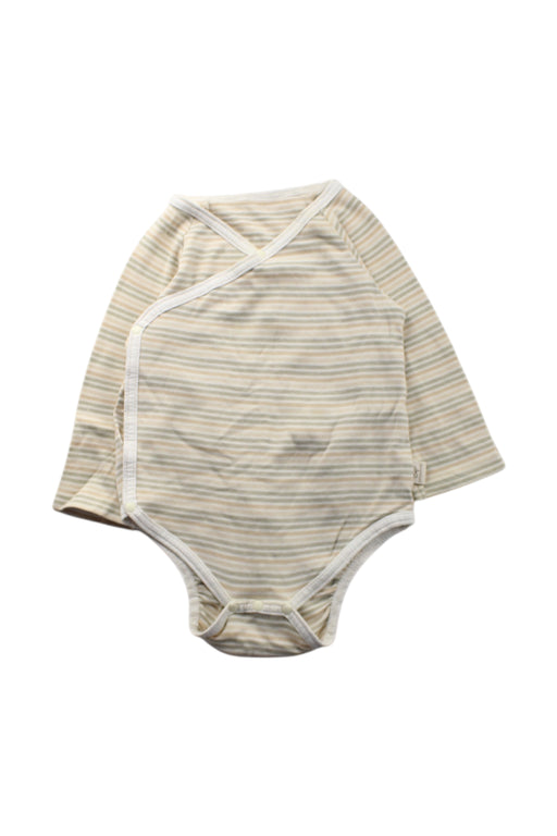 A Beige Long Sleeve Bodysuits from Primeval in size 18-24M for neutral. (Front View)