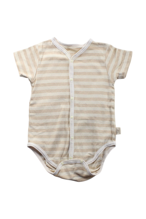 A Beige Short Sleeve Bodysuits from Primeval in size 18-24M for neutral. (Front View)