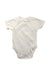 A White Short Sleeve Bodysuits from Nature Baby in size 3-6M for neutral. (Back View)
