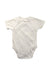A White Short Sleeve Bodysuits from Nature Baby in size 3-6M for neutral. (Back View)