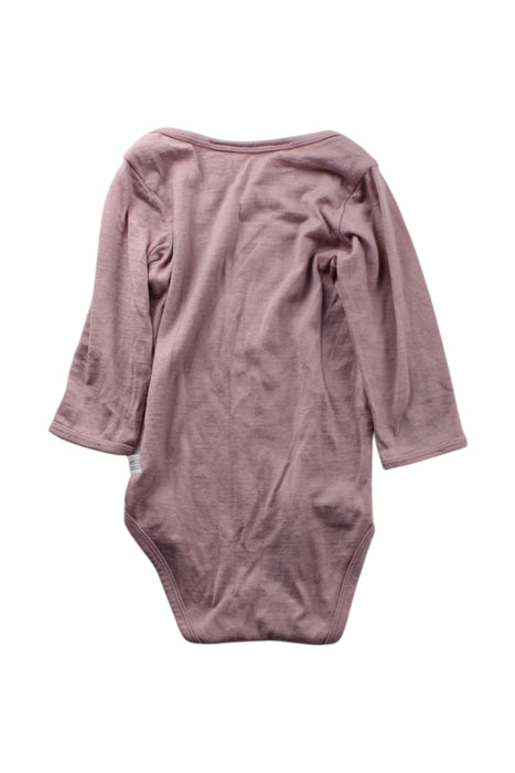 A Pink Long Sleeve Bodysuits from Babu in size 12-18M for neutral. (Back View)