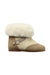 A Beige Booties from Jacadi in size 12-18M for girl. (Front View)