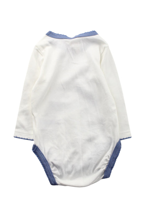 A White Long Sleeve Bodysuits from Milly & Milo in size Newborn for neutral. (Back View)