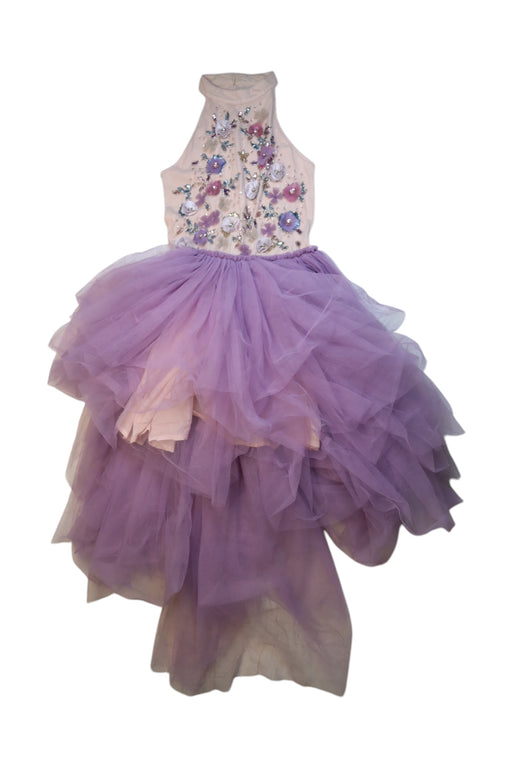 A Purple Sleeveless Dresses from Tutu Du Monde in size 10Y for girl. (Front View)