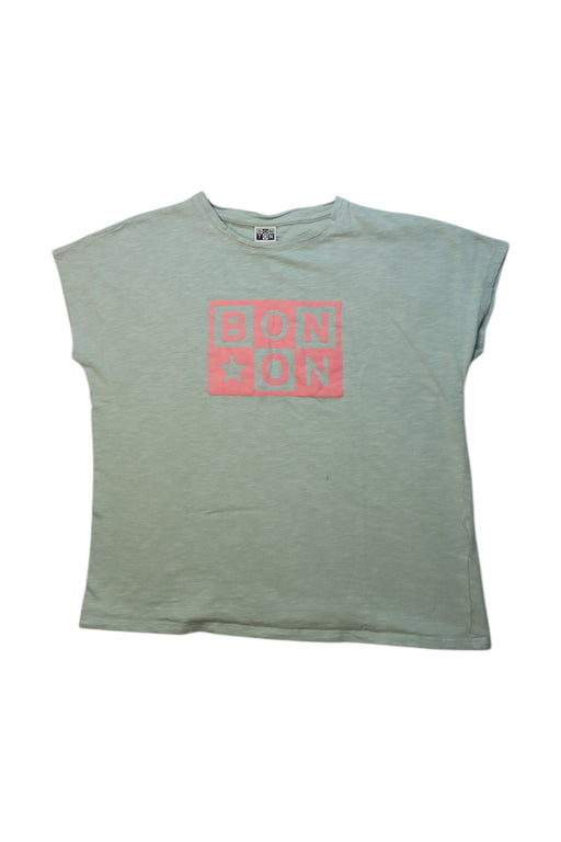 A Green Short Sleeve T Shirts from Bonton in size 10Y for girl. (Front View)