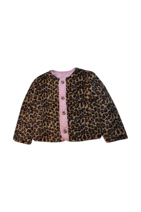 A Pink Puffer/Quilted Coats & Outerwear from Janie & Jack in size 10Y for girl. (Back View)