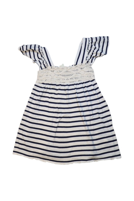 A Navy Sleeveless Dresses from Nanos in size 10Y for girl. (Front View)