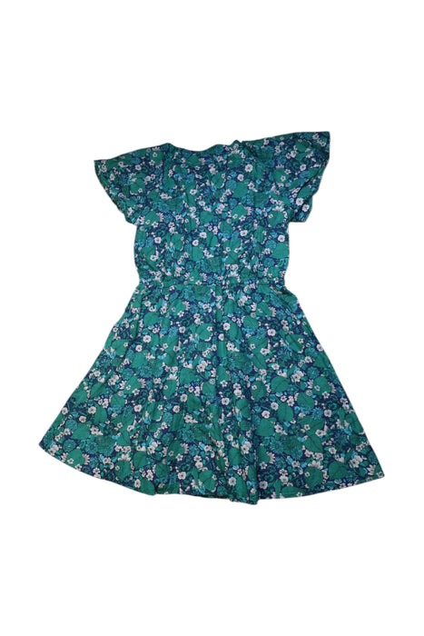 A Green Short Sleeve Dresses from Crewcuts in size 12Y for girl. (Back View)