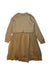 A Beige Long Sleeve Dresses from Nicholas & Bears in size 10Y for girl. (Back View)